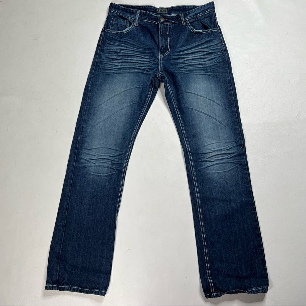 CJ Black | Men’s Darker Denim Bootcut Jeans